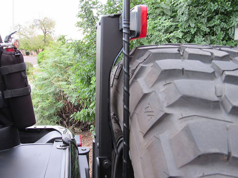 Jeep JK Tailgate Tire Carrier by Rugged Ridge
